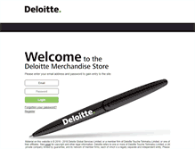 Tablet Screenshot of deloitteshop.com